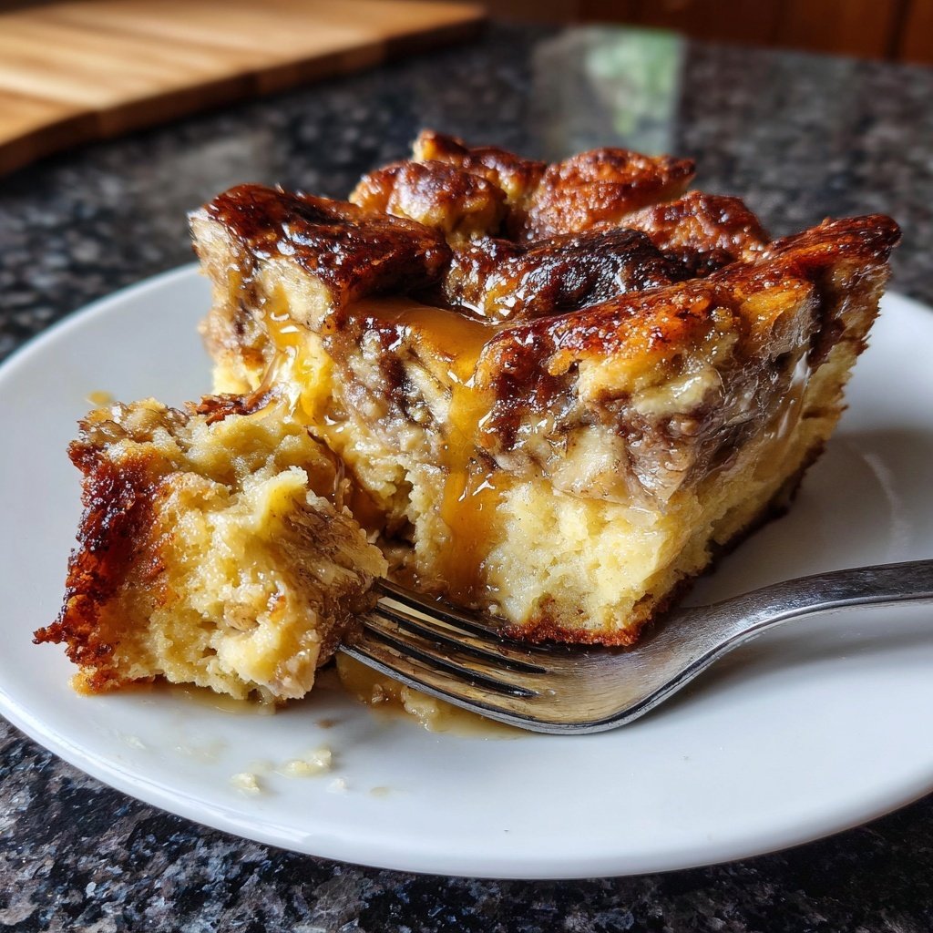 Bananenbrotpudding Überraschung