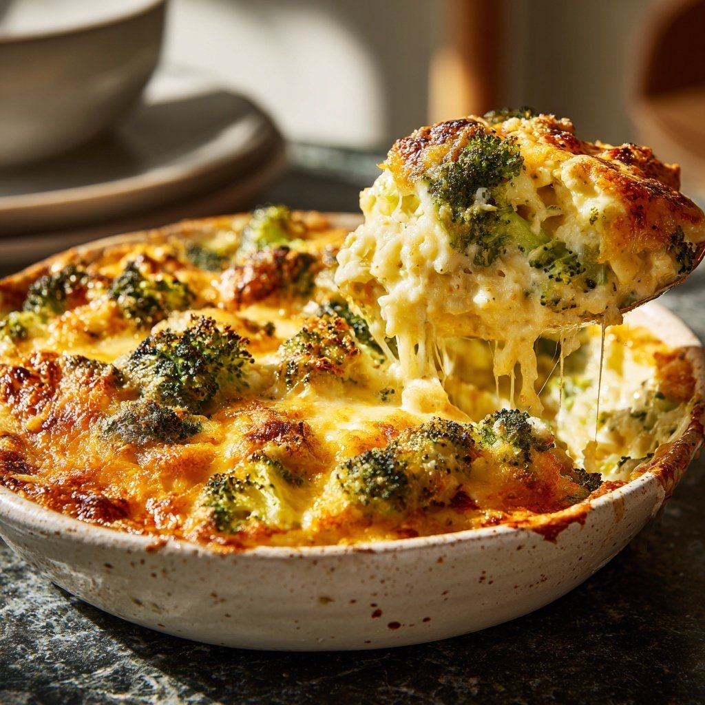 Käse Brokkoli Reis Auflauf