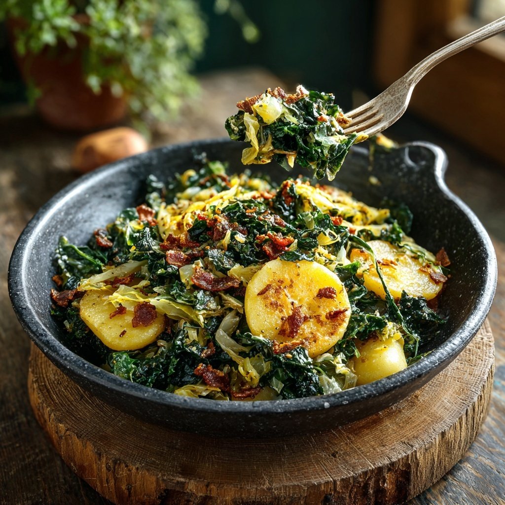 Spitzkohl mit Schupfnudeln