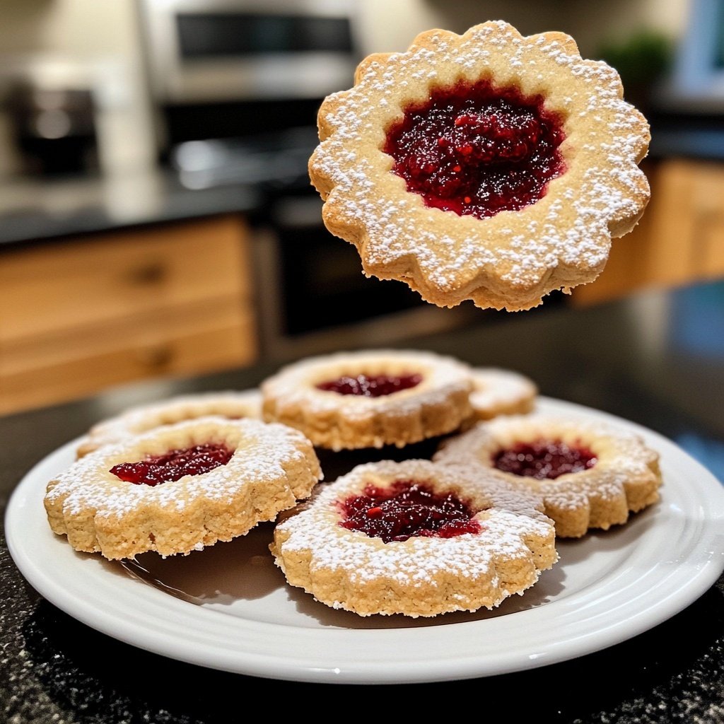 Linzer Augen mit Marmelade