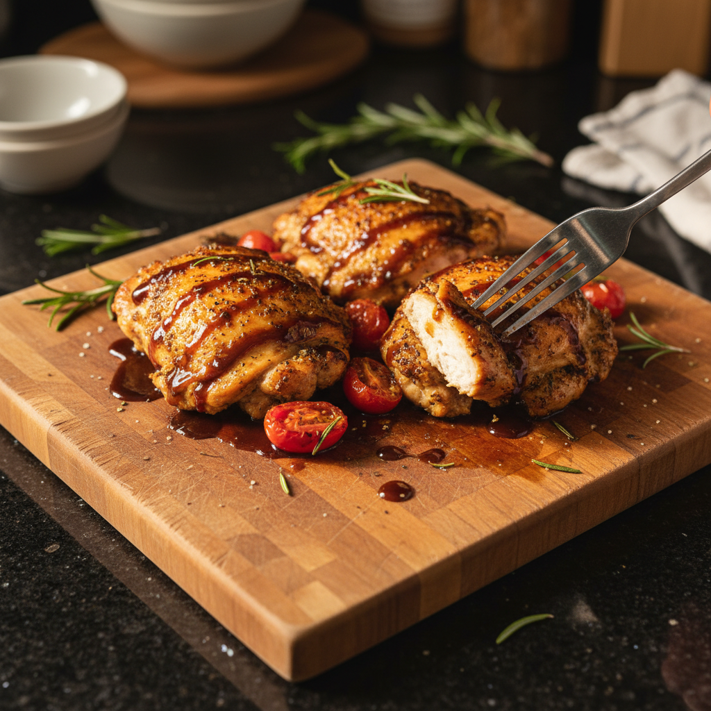 Balsamico Hähnchen Dinner für Verliebte