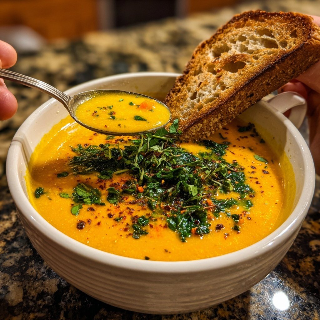 Goldene Kurkuma-Gemüsesuppe