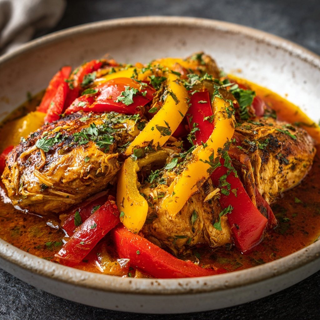 Niedrigkalorischer Hähnchen Rührbraten