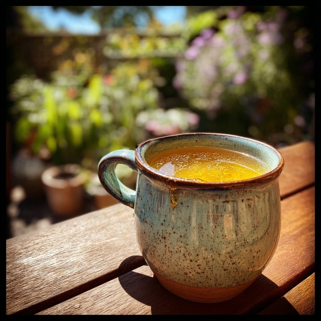 Löwenzahntee mit Honig