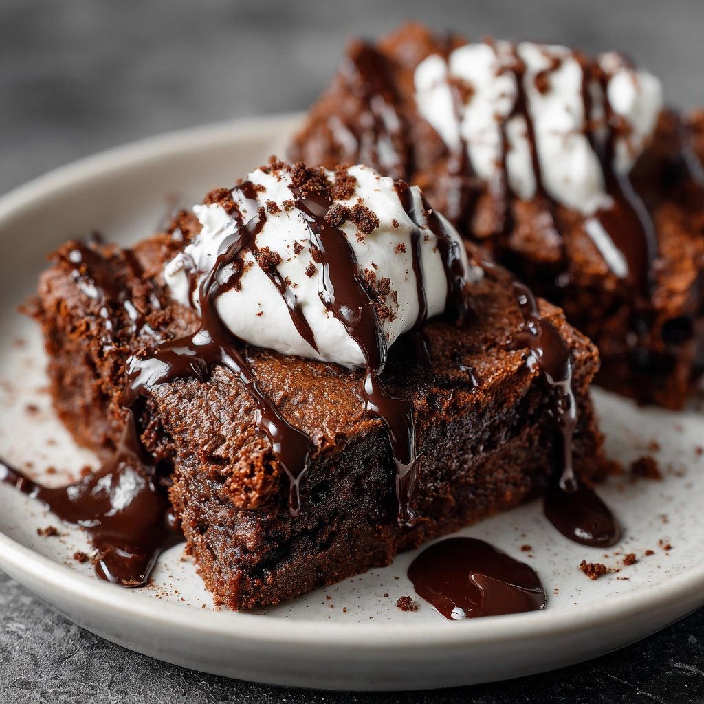 Brownie Genuss mit Topfen