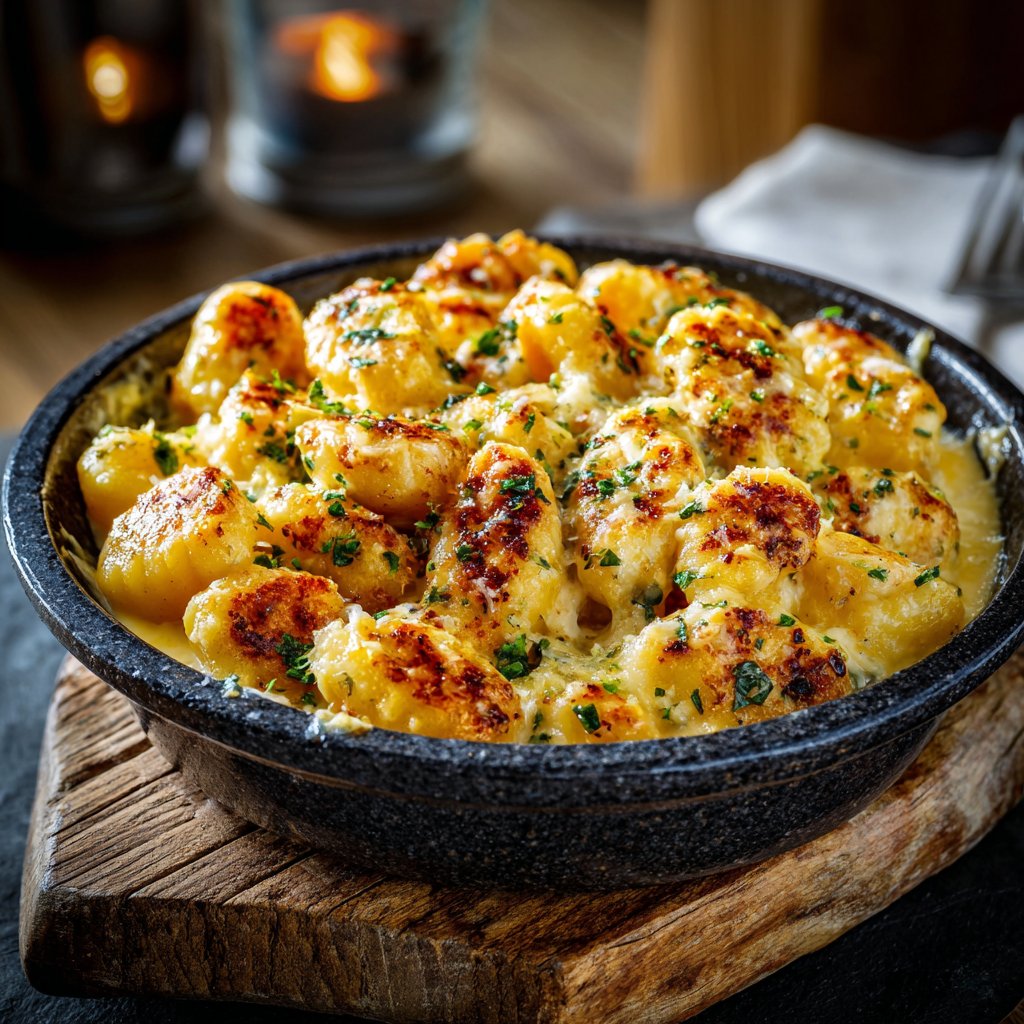 Einfache Einpfannen Käse Gnocchi