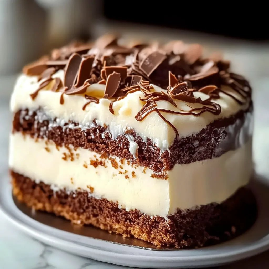 Weißer Deutscher Schokoladenkuchen