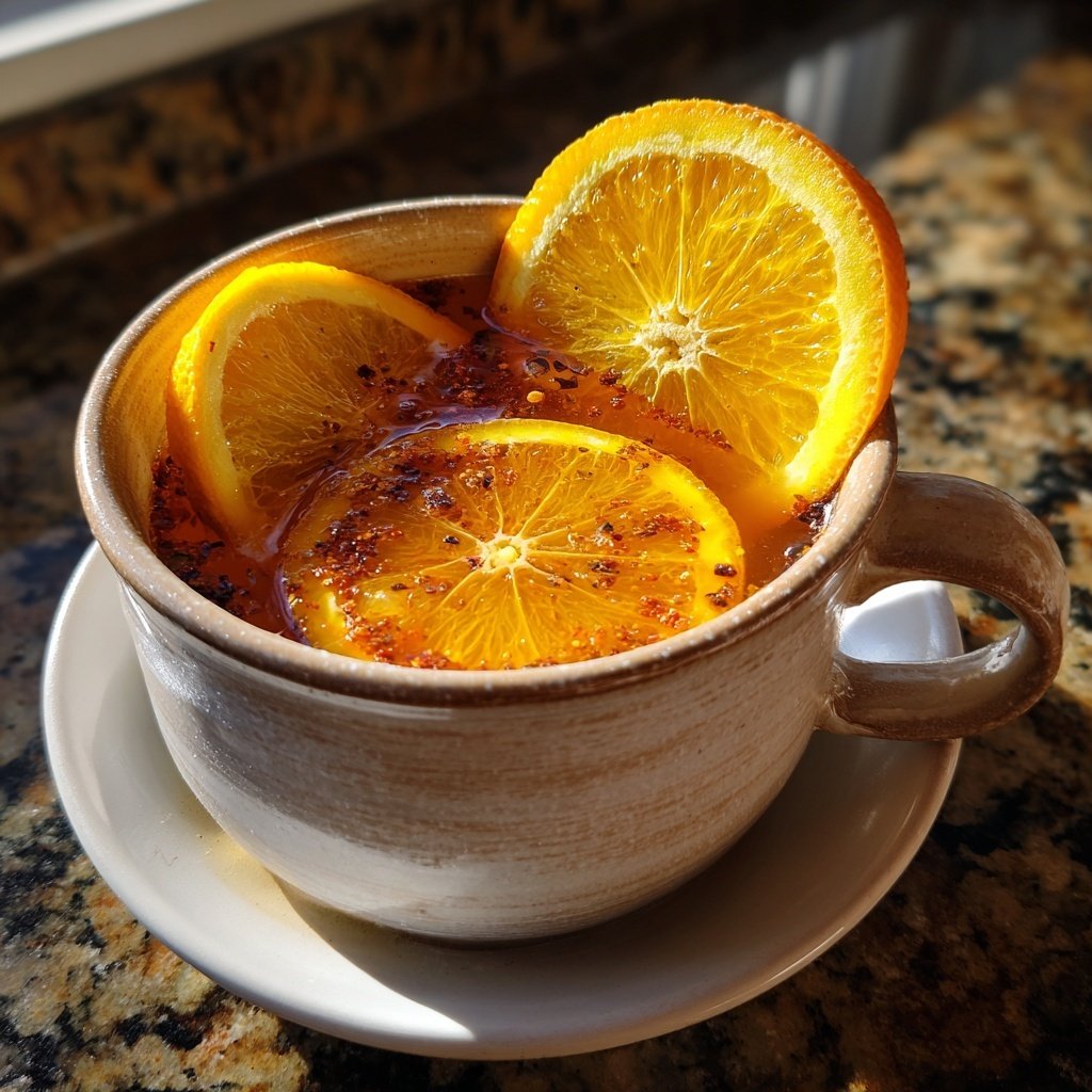 Warmer Gewürz-Zitrus-Kompott