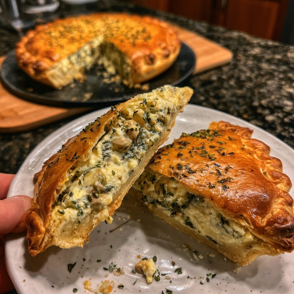 Pilz Törtchen mit Thymian Creme