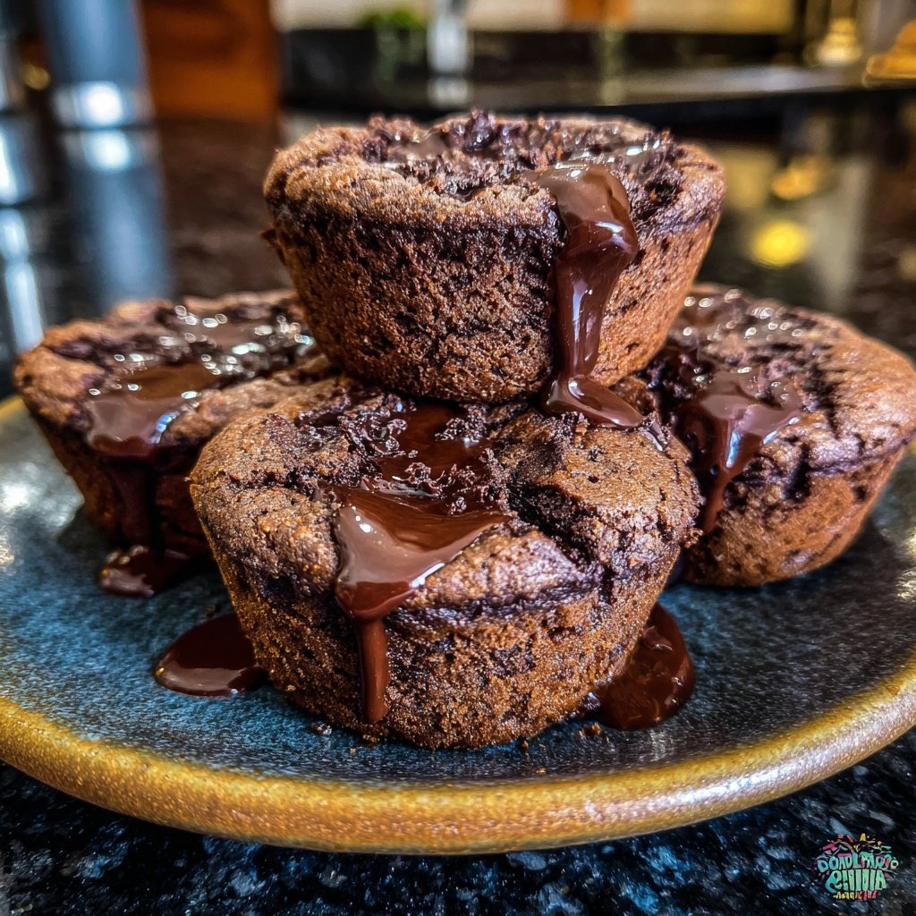 Dekadente Schokoladen Lava Cupcakes