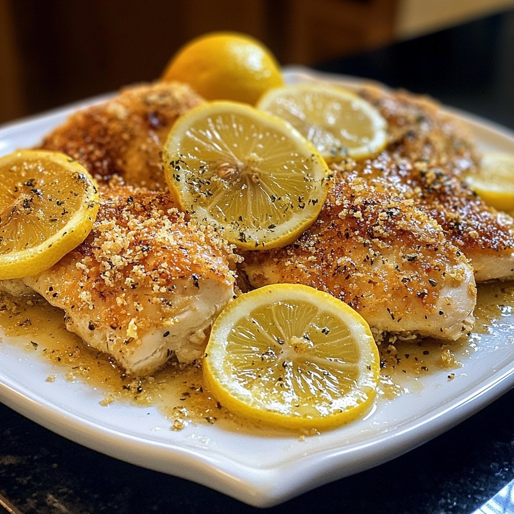 Meyer Zitronen Hähnchen Piccata
