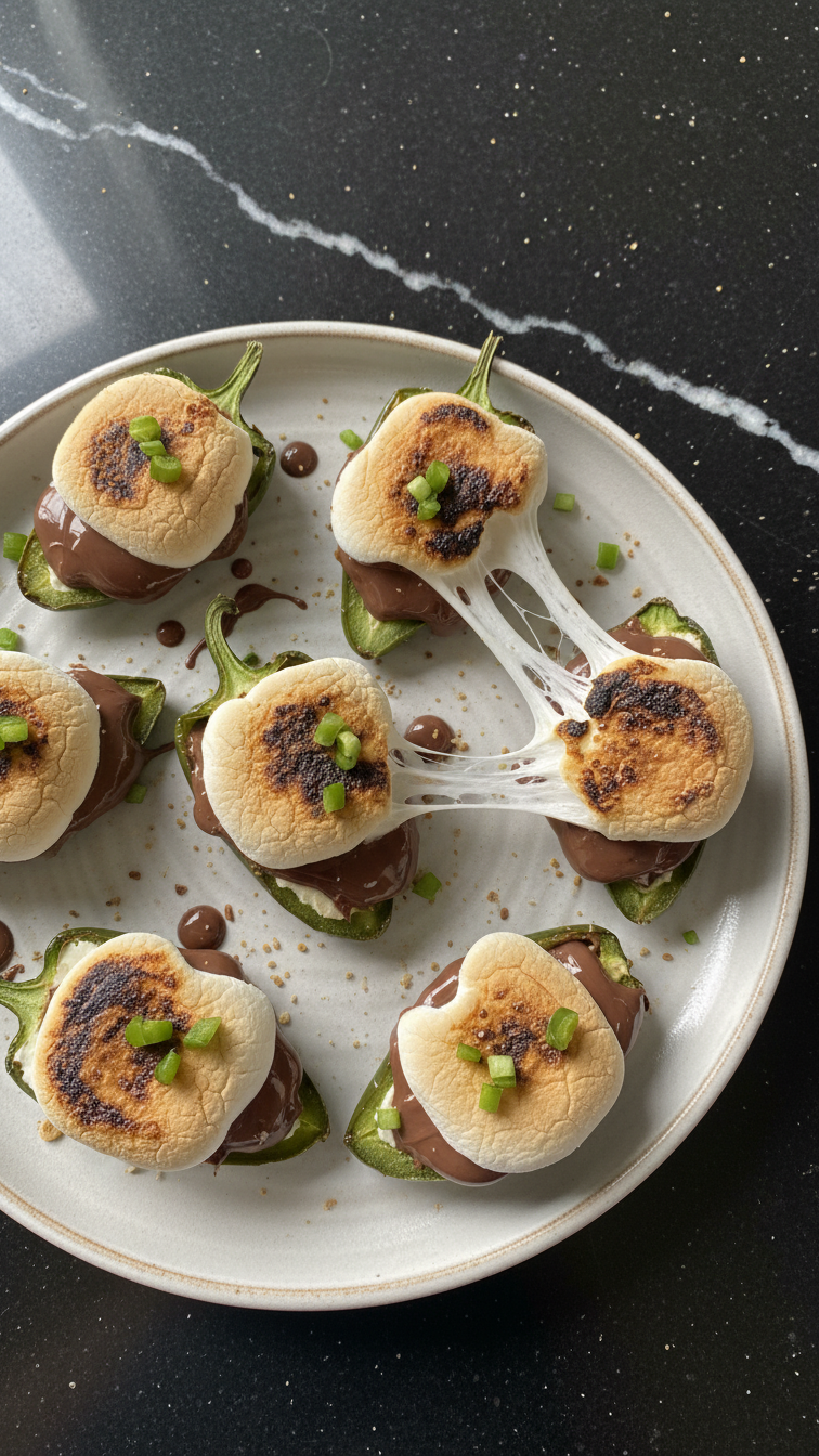 S’mores inspirierte Jalapeño Häppchen