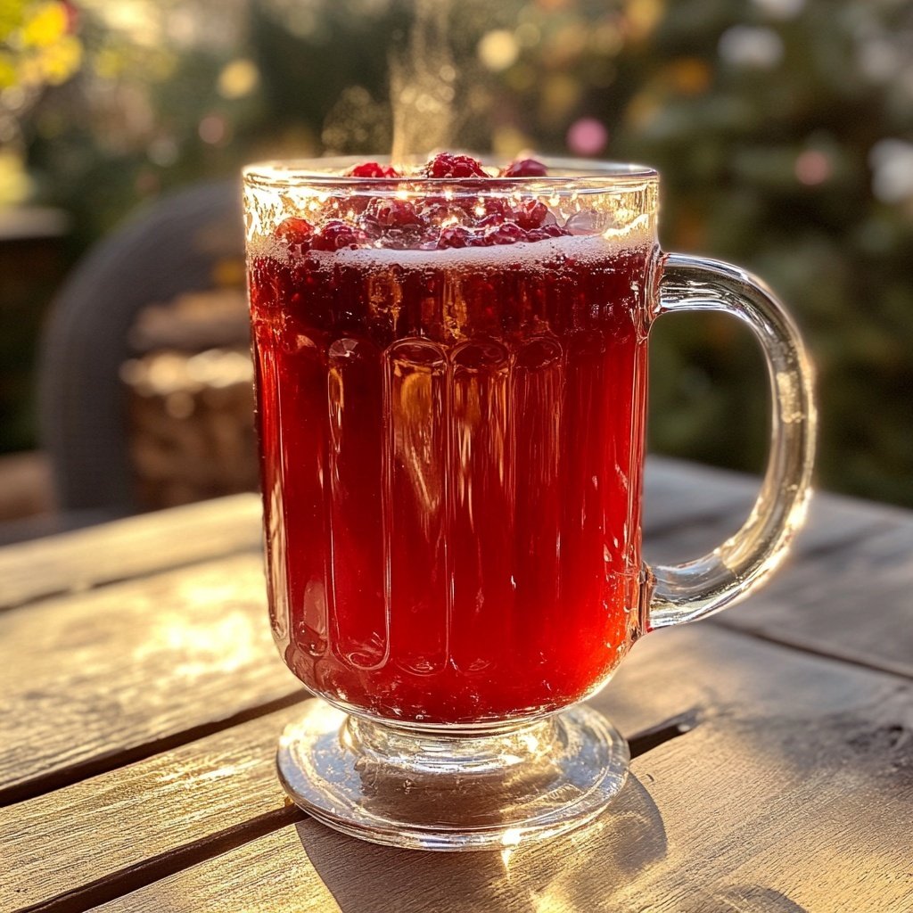 Beeriger Weihnachtsbeeren-Punsch