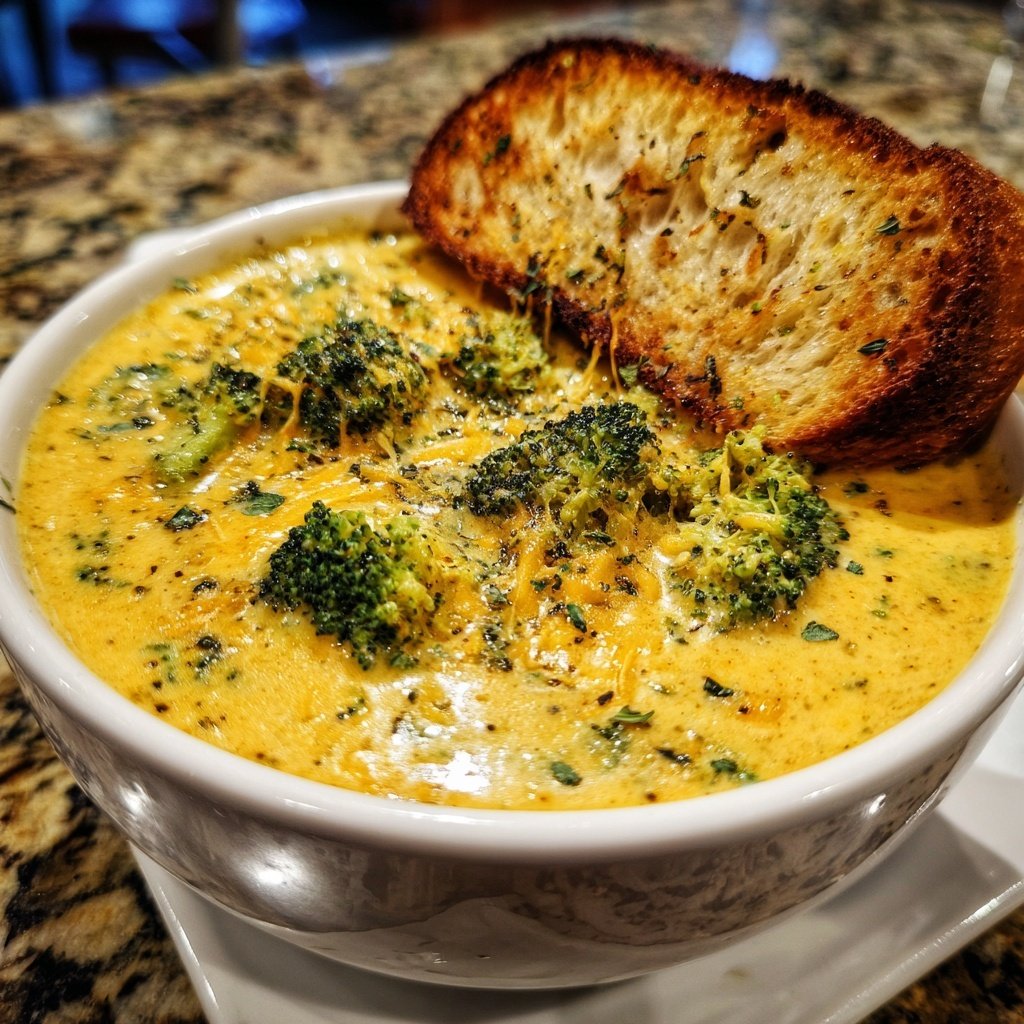 Brokkoli Cheddar Suppe Cremig Gemütlich