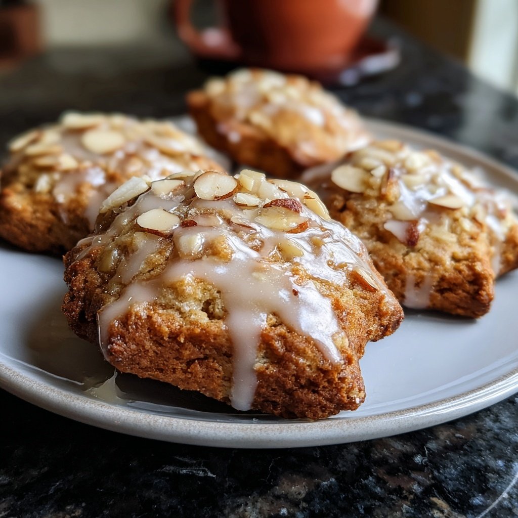 Zimtsterne mit Mandeln und Zitronenguss​