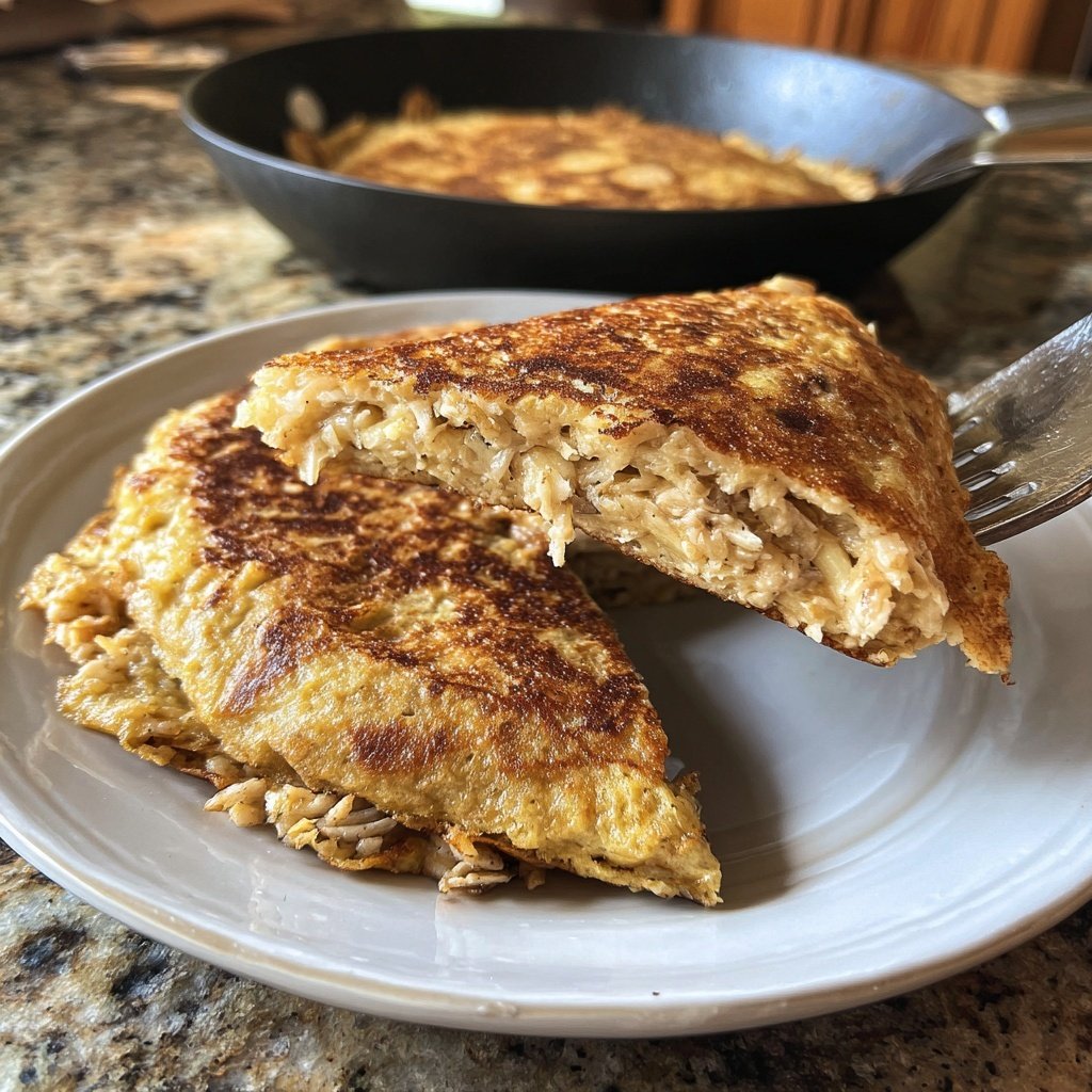 Banane Haferflocken Pfannkuchen Blender Einfach