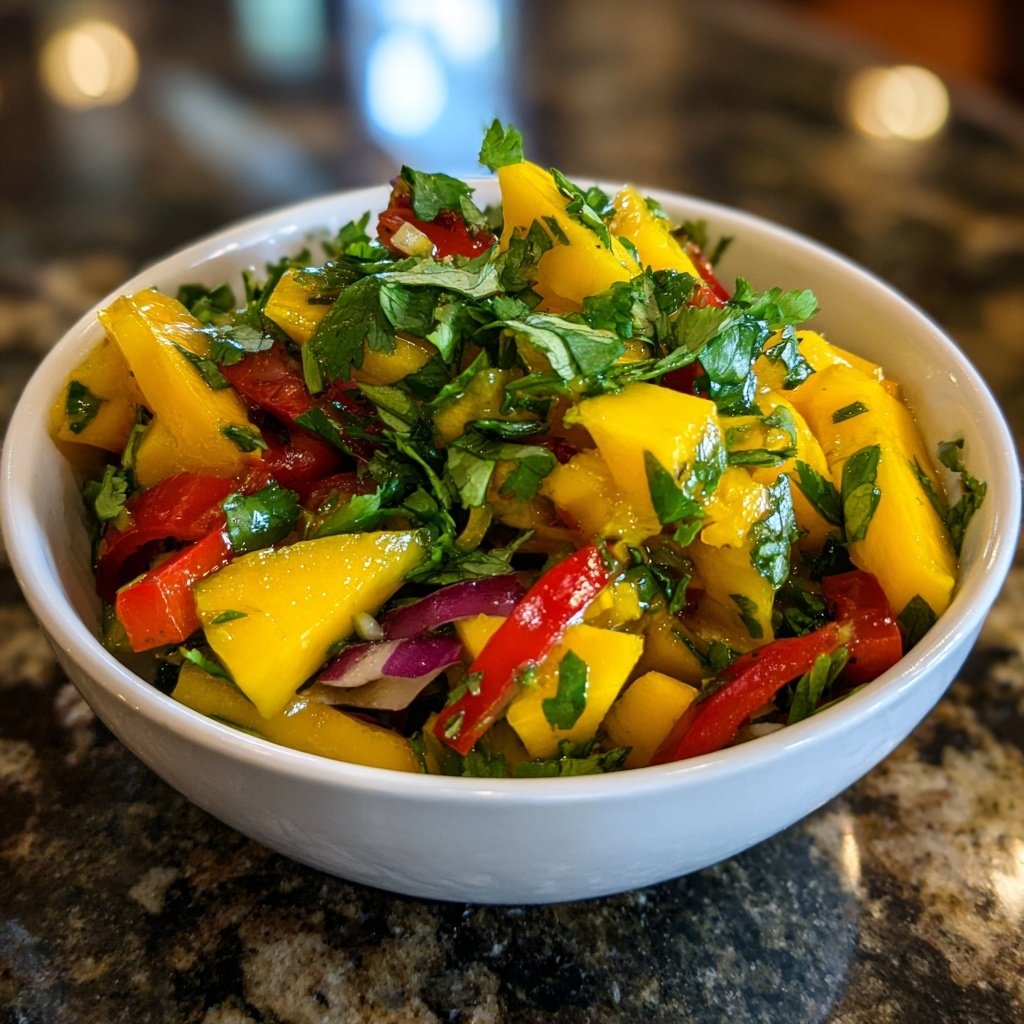 Kühler Jamaika Mango Salat