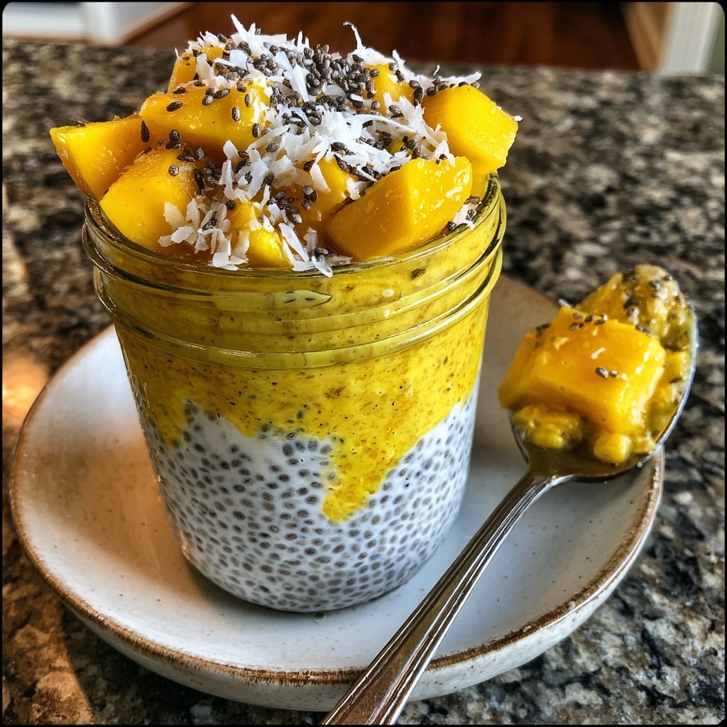 Mango Kokos Chia Pudding