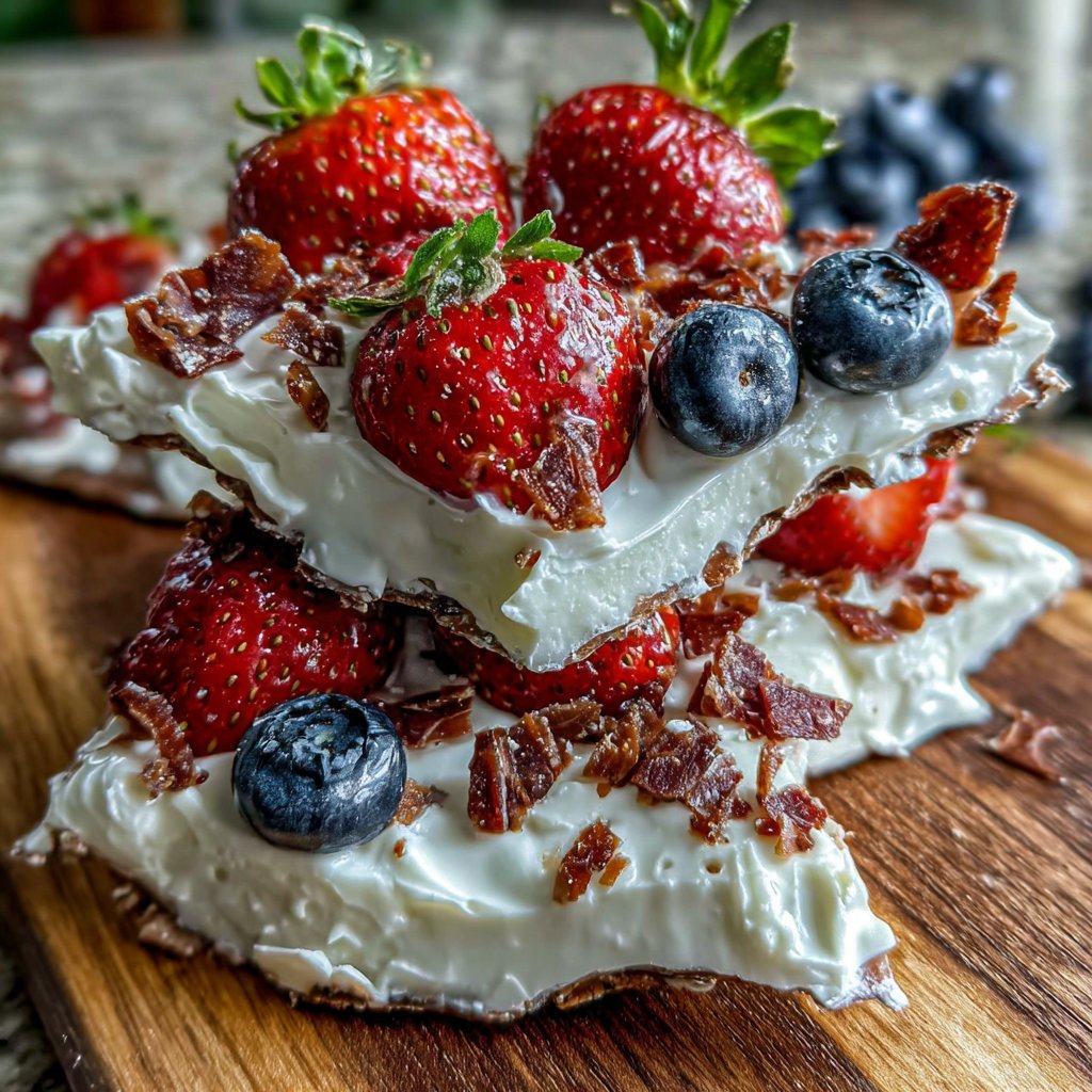 Joghurt Bark Protein Snack