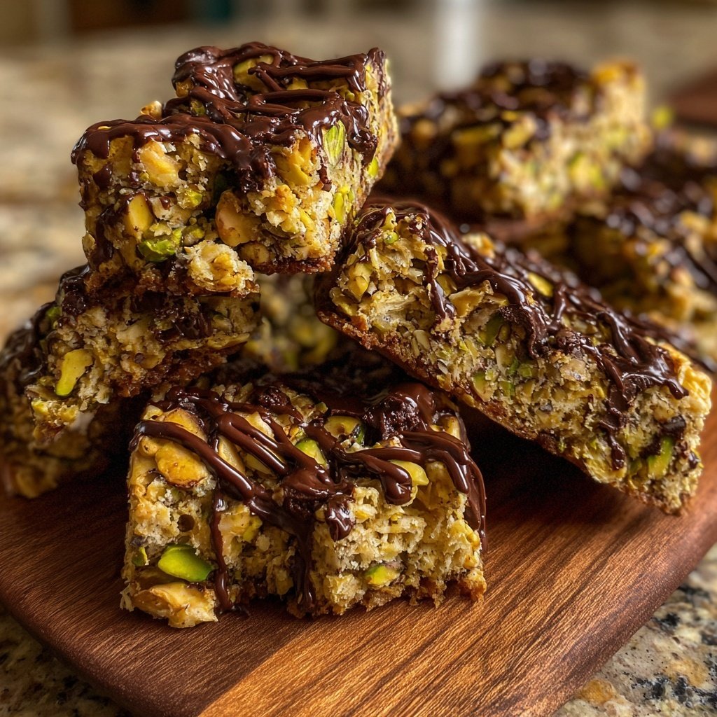 Pistazien Schoko Knusper Stücke