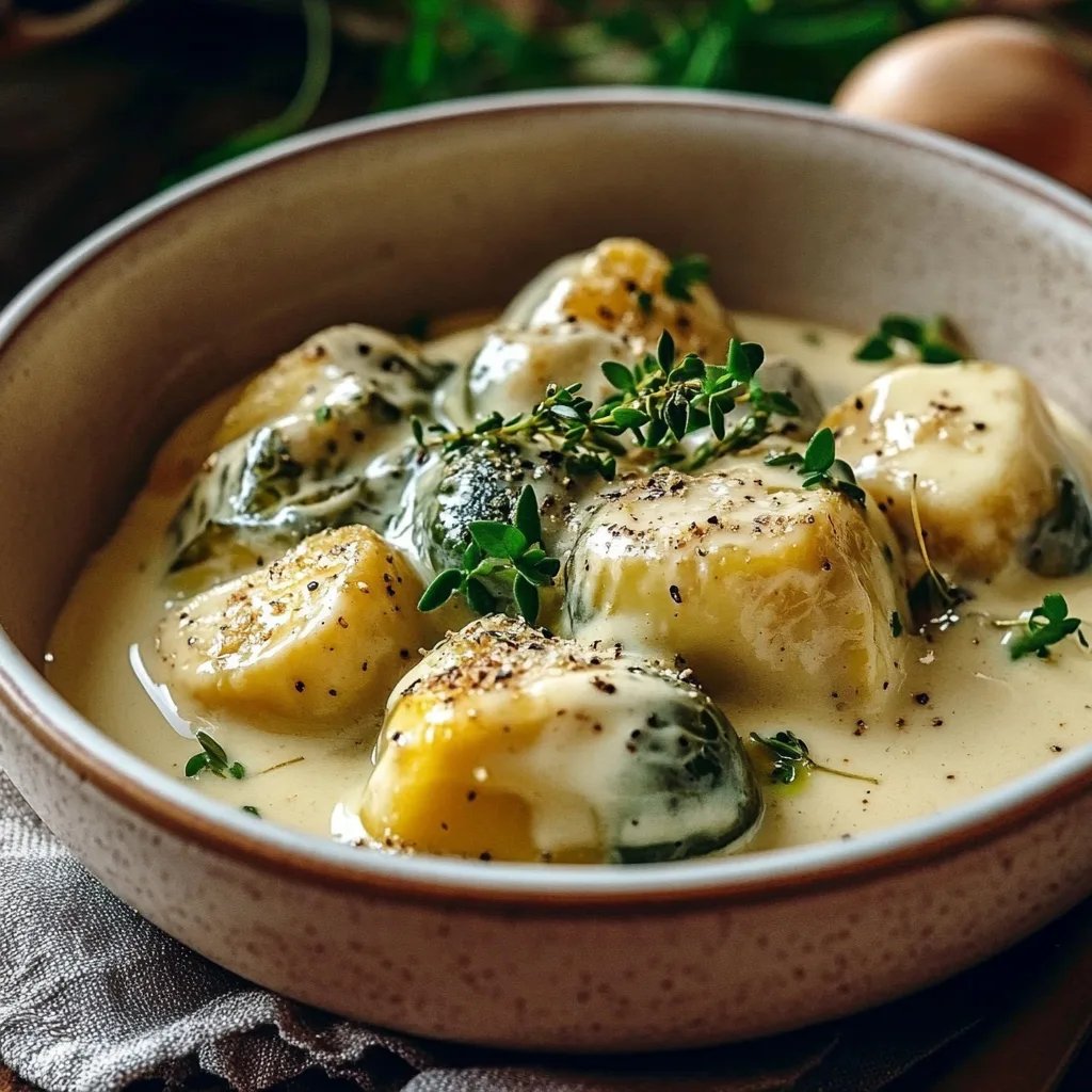 Rosenkohl in Frischkäse-Senfsauce